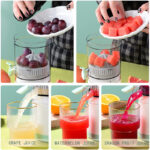Automatic Household Electric Citrus Juicer With USB & Cleaning Brush