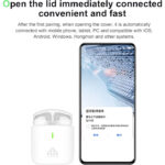 THREE PEACHES TWS Q Five Bluetooth 5.3 Noise-Cancelling, IPX4 Waterproof Elegant Design Earbuds - Image 4