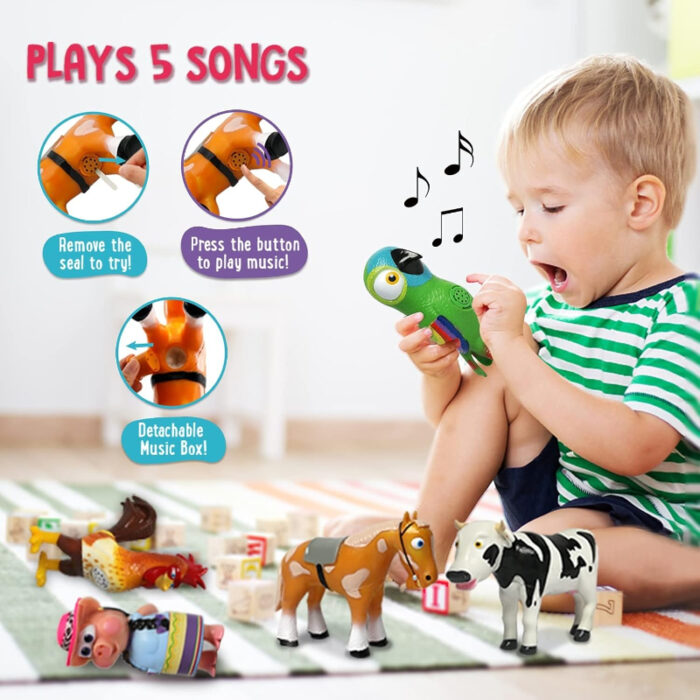 Fun and Educational Interactive Musical La Granja De Zenon Horse Toy For Kids - Image 3