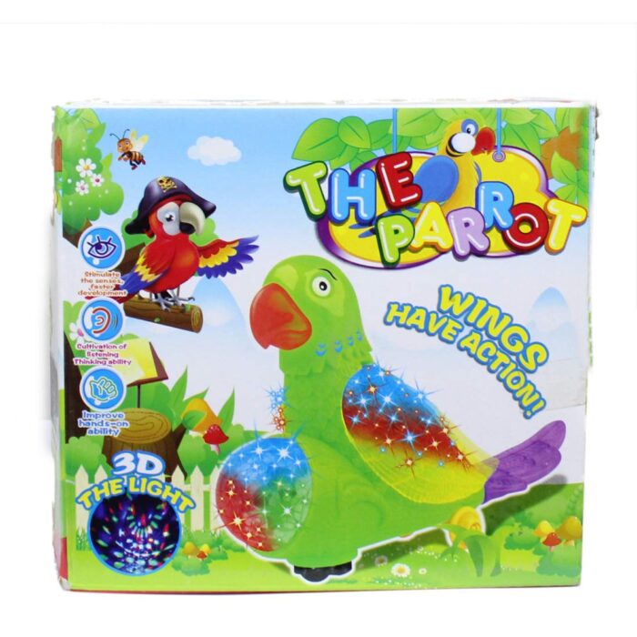 Colorful Electric Bird Parrot With 3D Light And Music Toy For Kids - Image 5