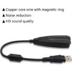 5Hv2 USB2.0 Virtual 7.1 High Quality Channel 3D External Sound Card Adapter Driver Steel Sound - Image 4