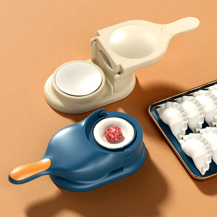Multifunctional Manual Press 2-In-1 Dumpling Maker Set For Easy Homemade Dumplings - Image 3