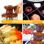 BD-017 Electric 3-Tier Mini Chocolate Fondue Fountain —An Elegant Addition to Your Dessert Table - Image 11