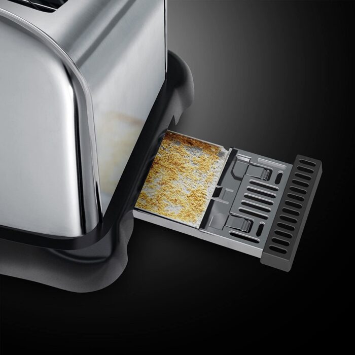 Wide Slot 2-Slice Toaster Stainless Steel - Image 4