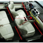 4 PCs Remote Control RGB LED Music Strip Lights For Car Interior - Image 4