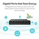 LS1008G TP-Link 8-Port Gigabit Desktop Network Switch - Image 5