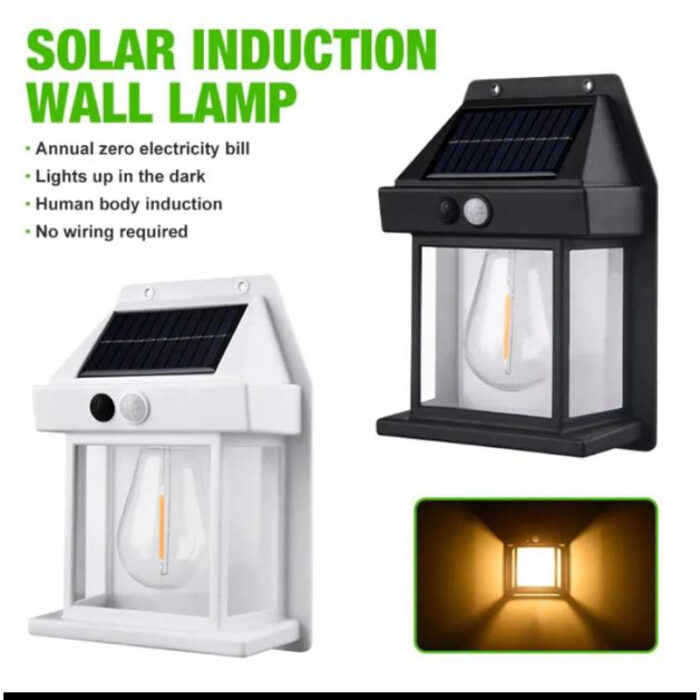BK-888 Mini Waterproof Solar Interaction Wall Lamp With Motion Sensor Security Light, Featuring 3 Lighting Levels - Image 1
