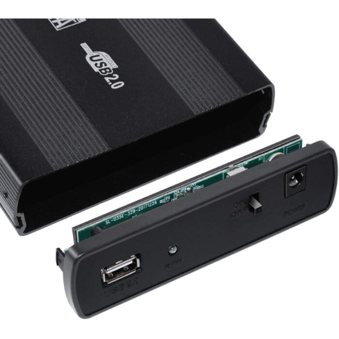 External 3.5″ SATA 480Mbps Transfer Rate Hard Drive Enclosure With Overheating Protection Quality - Image 5