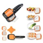 Multifunction High Speedy Vegetable Fruit Twist Shredder Manual Grinder Hand Chopper - Image 2