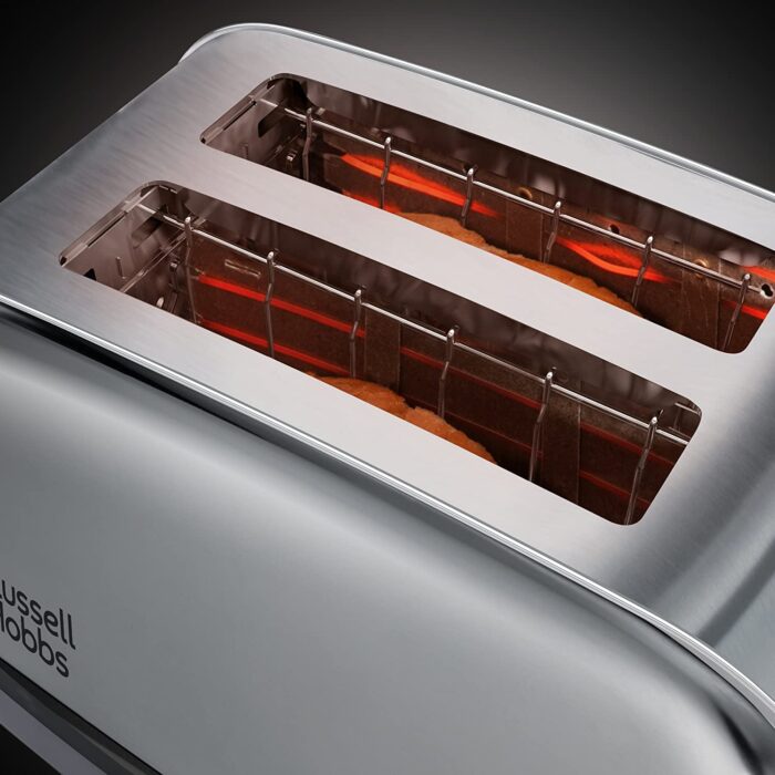Wide Slot 2-Slice Toaster Stainless Steel - Image 2
