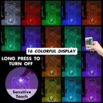 Touch Control Rechargeable Rose Diamond Table Lamp - Image 8