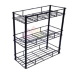 3-Tier Multi-Purpose Metal Kitchen Storage Shelf Rack - Image 3