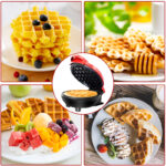 Compact 4-Inch Non-Stick 350-Watt Electric Mini Waffle Maker Machine - Image 9