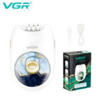 VGR V-706 Professional Rechargeable Electric Lady Epilator Hair Removal Machine - Image 4