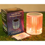 Portable USB Rechargeable RGB Lighting Crystal Touch Control Table Lamp - Image 8