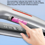 Kemei KM-2052 Professional Hair Straightener – Sleek Design with Ceramic Coated Plates - Image 3