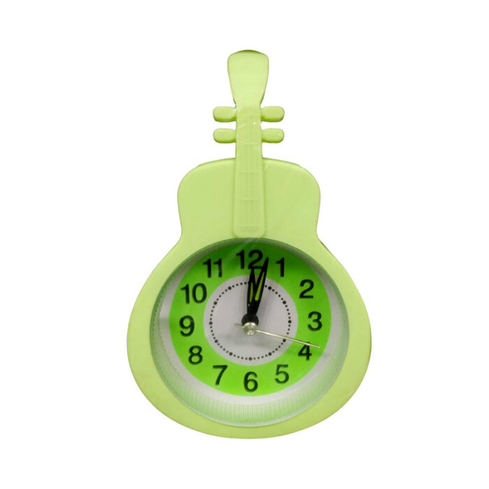 Mini Guitar-Shaped Desk Alarm Clock with Quartz Movement - Image 5