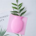 4 PCs Sticky Vase Wall Mounted Plant Holder Decorative Flower Display Vase Wall Decor - Image 7