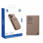 LITO LP01 Compact And Portable Bronze 10,000mAh Wireless Magnetic MagSafe Power Bank with 15W Wireless & 20W Fast Chargingp - Image 5