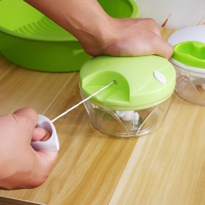 Kitchen Onion Vegetable Chopper Hand Speedy Chopper Fruit Shredder Slicer - Image 1