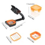 Multifunction High Speedy Vegetable Fruit Twist Shredder Manual Grinder Hand Chopper - Image 3