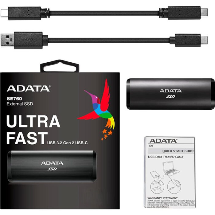 Adata Elite SE760 Ultra Fast 1TB 2TB USB 3.2 Gen 2 USB-C External SSD - Image 6