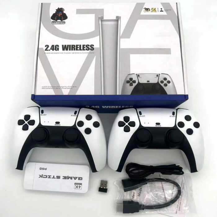 M15 4K Game Stick Console With 64GB Storage And Dual 2.4G Wireless Controllers – 20,000 Retro Games For PS1/GBA/SNES - Image 8