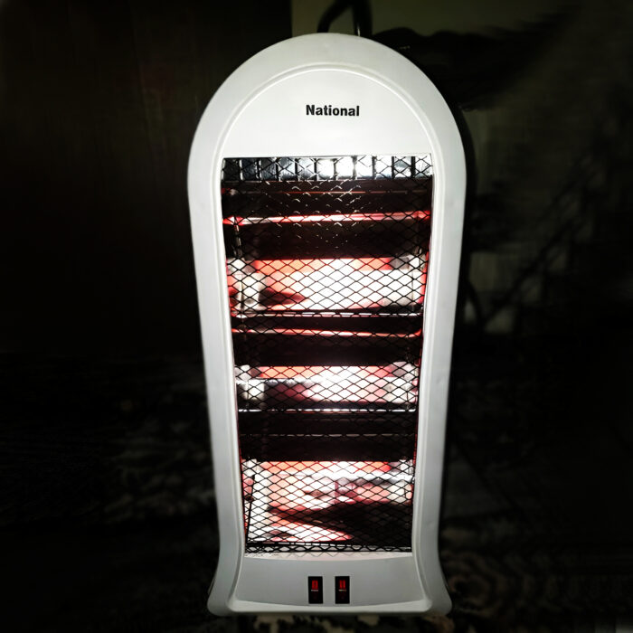 HT-111 Compact 400W Electric 3-Rod Room Heater with Advanced Safety Features - Image 2