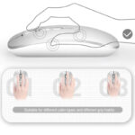 E-1400 Rechargeable 2.4 GHz Wireless Mouse With Silent Clicking - Image 5