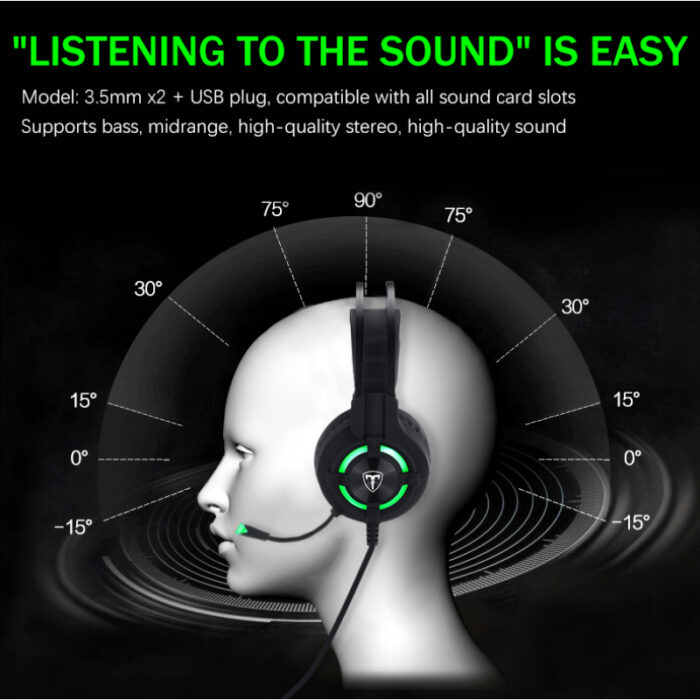 T-RGH 300 Andes Wired Stereo Gaming Headset - Image 8