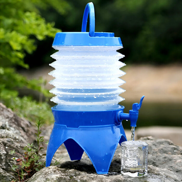 3.5-Liter Mini Portable Manual Foldable Multi-Purpose Beverage Dispenser - Image 1