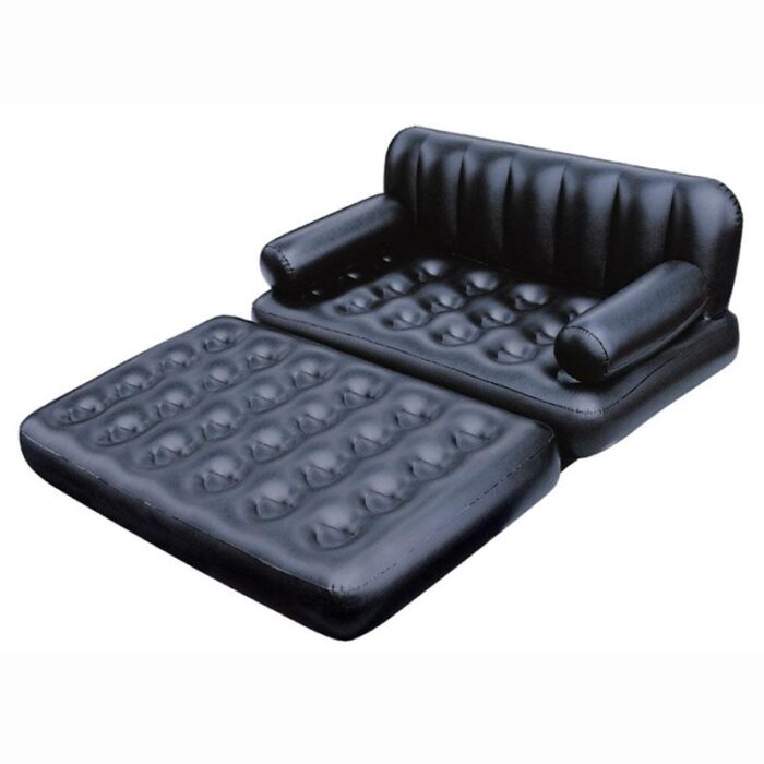 5 In 1 Foldable Inflatable Sofa Multifunctional Furniture Garden Bedroom Sofa Portable Camping Bed For 2 Person - Image 7