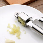 Eco-Friendly Stainless Steel Manual Operate Garlic Press - Image 4