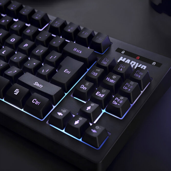 Marvo Scorpion K607 Membrane Gaming Keyboard With 3 RGB Lighting Effects - Image 4