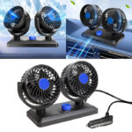 F30 Dual-Headed 360° Rotating Car Fan with Low Noise & Adjustable Airflow - Image 12