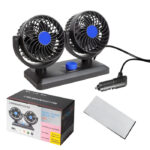 F30 Dual-Headed 360° Rotating Car Fan with Low Noise & Adjustable Airflow - Image 15