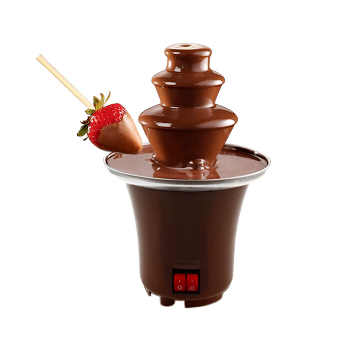 BD-017 Electric 3-Tier Mini Chocolate Fondue Fountain —An Elegant Addition to Your Dessert Table - Image 8
