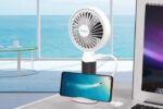 Audionic Airwaves 2 Portable Rechargeable FAN With Base Mobile Stand - Image 5