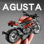 1:12 Alloy Series Classic Racing Pull Back Sports Bike With Flashing Lights And Sounds