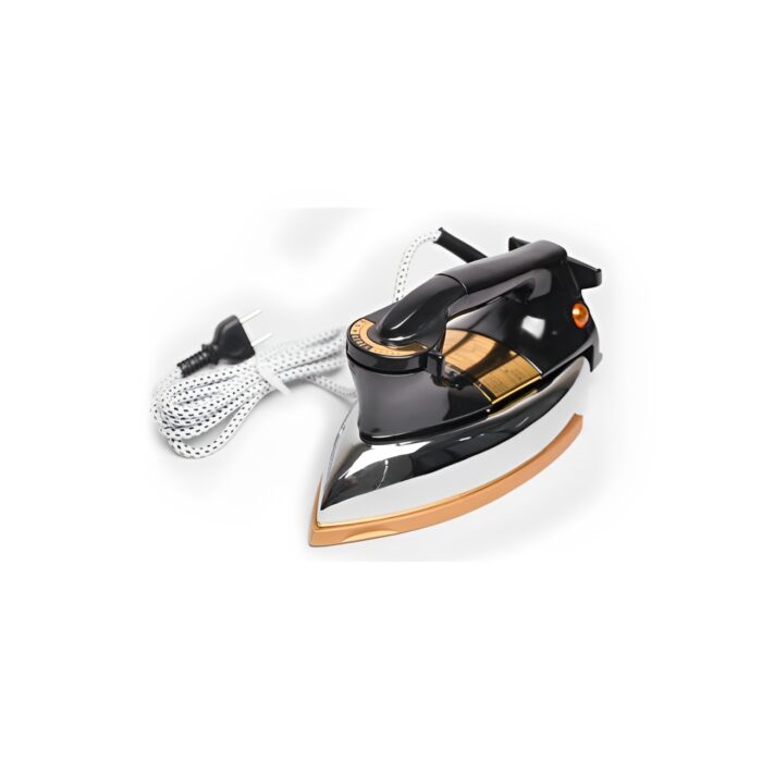 1000W Heavy Duty Super Deluxe Dry Iron With 24K Chrom Coating And Temperature Control - Image 3
