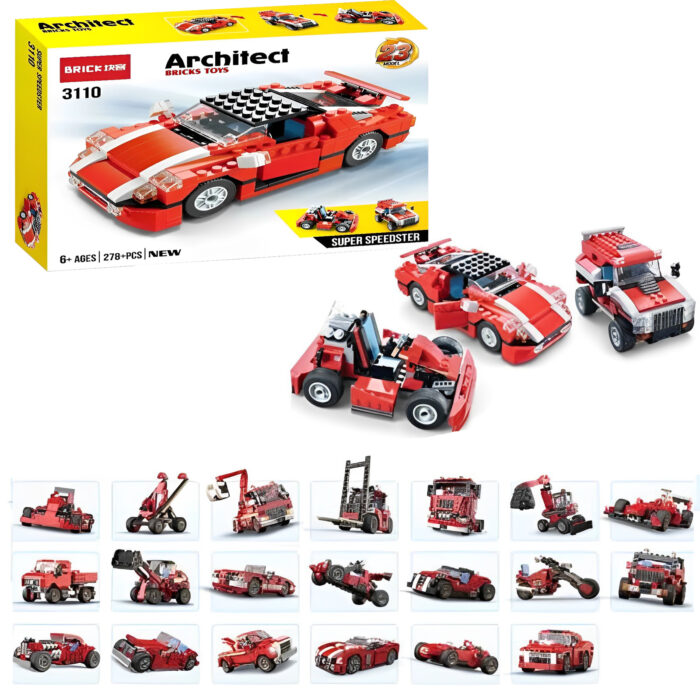278PCS Educational Construction Learning Architect Bricks Toy Set For Kids - Image 2