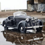 1:36 Interactive Design Audi Wanderer W25k Die-Cast Model Alloy Car With Light - Image 4