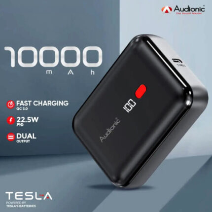 Audionic Tesla T-10 Power Bank PD 22.5w Super Fast Charging