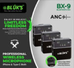 BX-9 Dual Mic ANC Earphones with iPhone & Type-C Connector – Advanced Noise Cancellation - Image 2