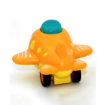 2Pcs Happy Face Cute Mini Airplane Push Toy For Kids - Image 3
