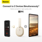 Baseus Bowie D05 Wireless Headphones: Bluetooth 5.3, 70-Hour Playtime, Foldable Design, 40mm Drivers, HiFi Stereo Sound - Image 8