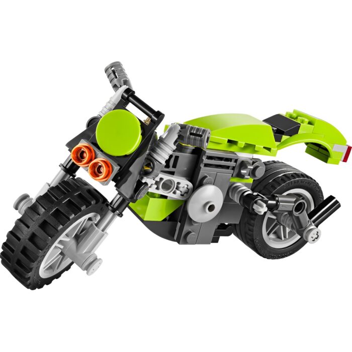 129Pcs Architect 3-In-1 Highway Cruiser Motorcycle Building Blocks Toy - Image 2