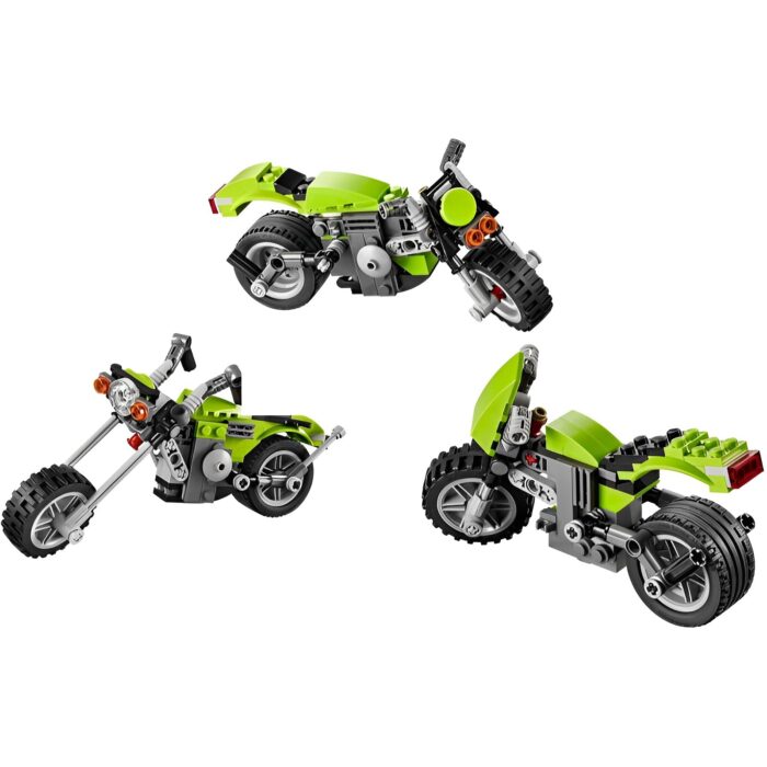 129Pcs Architect 3-In-1 Highway Cruiser Motorcycle Building Blocks Toy - Image 5