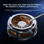 MEMO CX07 Mobile Phone Magnetic/Back-Clip Semiconductor Type-C System Cooling Fan Radiator For IPhone Android - Image 11
