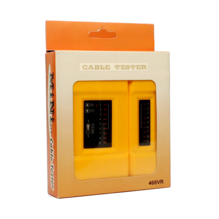 468VR Multi-Function RJ45 RJ11 Network Cable Tester with Remote Unit & LED Display - Image 5